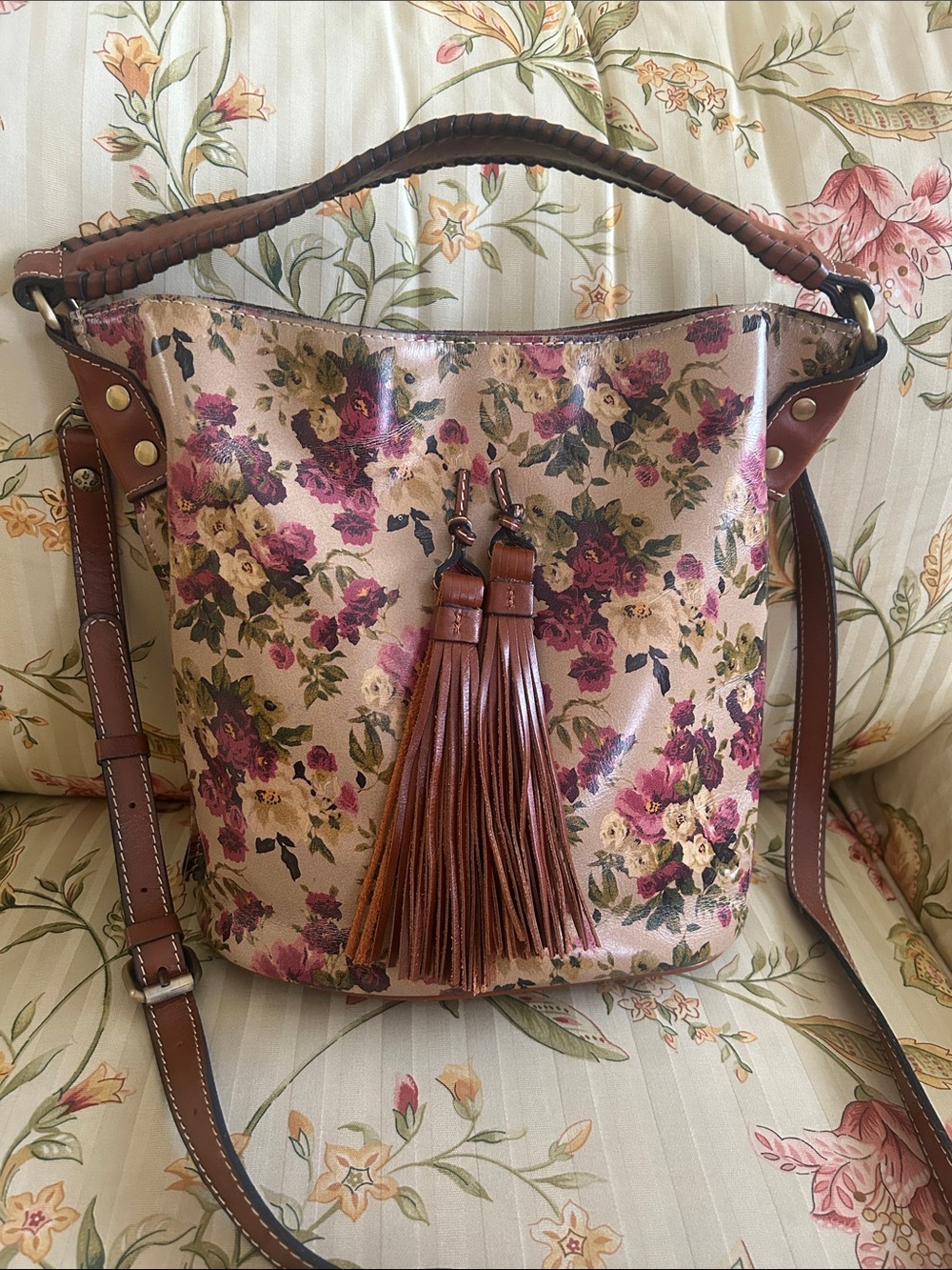 Patricia Nash Torresina Italian Leather Bag NEW